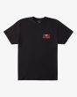 Camiseta de manga corta Billabong Bad Trip negra para hombre