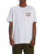 Hombre con camiseta de manga corta Billabong Crayon Wave Blanca
