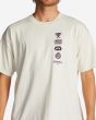 Hombre con Camiseta de manga corta Billabong Collision Blanca serigrafiado pecho