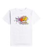 Camiseta de manga corta Billabong Croco Bones blanca para niño 