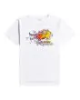 Camiseta de manga corta Billabong Croco Bones blanca para niño 