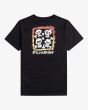 Camiseta de manga corta Billabong Four Skulls negra para chico posterior