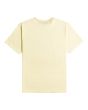Camiseta de manga corta Billabong Isla Vista amarilla para hombre posterior