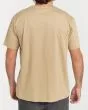 Hombre con camiseta de manga corta Billabong Lounge Pocket beige espalda