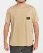 Hombre con camiseta de manga corta Billabong Lounge Pocket beige