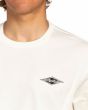 Hombre con camiseta de manga corta Billabong Night Ride blanca logo