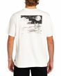 Hombre con camiseta de manga corta Billabong Night Ride blanca