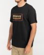 Hombre con camiseta de manga corta Billabong Pacifico negra lateral