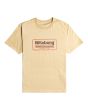 Camiseta de manga corta Billabong Pacifico beige estampado pecho para hombre
