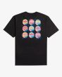Camiseta de manga corta Billabong Pop Surf Wax negra para hombre posterior