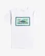 Camiseta de manga corta Billabong Retro Box blanca para chico 8 a 16 años