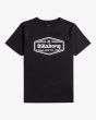 Camiseta de manga corta Billabong Trademark Boy negra para chico de 8 a 16 años