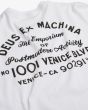 Camiseta de manga corta con bolsillo Deus Venice Address Blanca para hombre dirección
