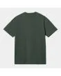 Camiseta de manga corta con bolsillo Carhartt WIP Pocket T-Shirt verde para hombre posterior