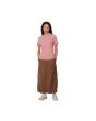 Mujer con Camiseta orgánica de manga corta Carhartt WIP Script Embroidery Dusty Pink Moonbeam regular fit
