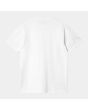 Camiseta de manga corta con bolsillo Carhartt WIP Pocket T-Shirt blanca para hombre posterior