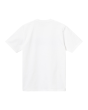 Camiseta de manga corta Carhartt WIP S/S University T-Shirt Blanco-Negro para hombre posterior