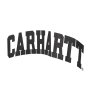 Camiseta de manga corta Carhartt WIP S/S University T-Shirt Blanco-Negro para hombre logo