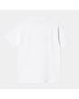 Mujer con camiseta de manga corta Carhartt WIP Script blanca posterior