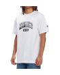 Hombre con Camiseta de manga corta DC Shoes Blabac Stacked blanca lateral