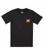 Camiseta de manga corta DC Shoes Burner Boy Negra para niños de 8 a 16 años