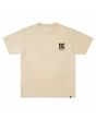 Camiseta de manga corta DC Shoes Hoodlum Beige para hombre