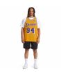Hombre con camiseta de baloncesto DC Shoes Showtime Jersey Amarilla ajuste estándar