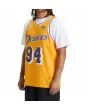 Hombre con camiseta de baloncesto DC Shoes Showtime Jersey Amarilla lateral