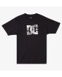 Camiseta de manga corta DC Shoes DS Star Fill negra para hombre 