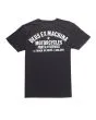 Camiseta de manga corta Deus Ex Machina Milano Address negra para hombre