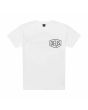 Camiseta de manga corta Deus Ex Machina Venice Address blanca para hombre frontal