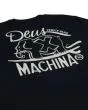 Camiseta orgánica de manga corta Deus Ex Machina Hefferlump Negra para hombre estampado posterior