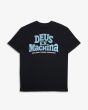 Camiseta orgánica de manga corta Deus New Redline Negra para hombre posterior