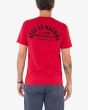 Hombre con camiseta de manga corta Deus Ex Machina Repeller Roja posterior