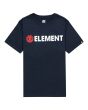 Camiseta de manga corta Element Blazin Youth azul marino para chico 8 a 16 años