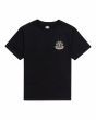 Camiseta orgánica de manga corta Element Icon Jungle Boy negra para niños de 8 a 16 años