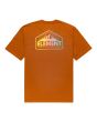 Camiseta de manga corta Element Brand Malta naranja para hombre
