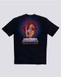 Camiseta de manga corta Element Masters of The Universe He-Man negra para hombre