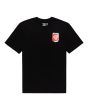 Camiseta de manga corta Element Brand Pota Dominion negra para hombre