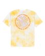 Camiseta orgánica Element Seal Paint en amarillo tie dye para chicos de 8 a 16 años posterior