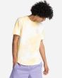 Hombre con camiseta de manga corta Element Seal Paint en amarillo Tie Dye 