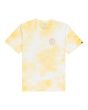 Camiseta de manga corta Element Seal Paint en amarillo Tie Dye para hombre
