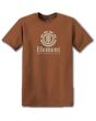 Camiseta de manga corta Element Vertical naranja para hombre 