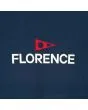 Camiseta de manga corta Florence Marine X Logo Azul Marino para hombre serigrafía