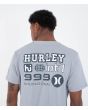 Hombre con Camiseta de manga corta Hurley Banner azul serigrafía espalda