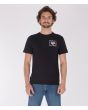 Hombre con Camiseta de manga corta estampada Hurley Bengal Negra frontal