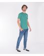 Camiseta de manga corta estampada Hurley Bengal Neptune Green para hombre derecha