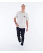Hombre con Camiseta de manga corta Hurley Everyday Built Bone corte holgado