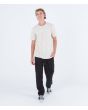 Hombre con camiseta de manga corta Hurley Everyday Death in Paradise blanca frontal