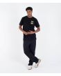 Hombre con camiseta de manga corta Hurley Encore Negra corte